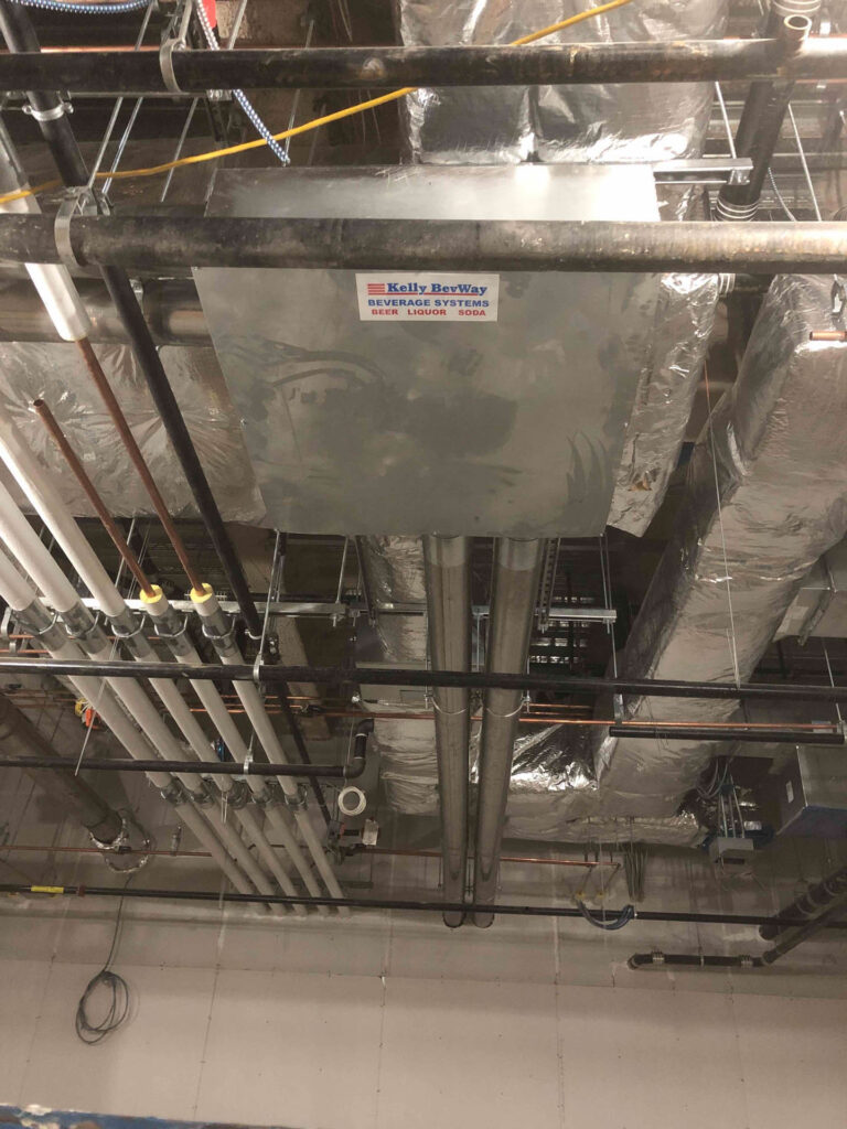 kelly bevway beverage systems shown in building